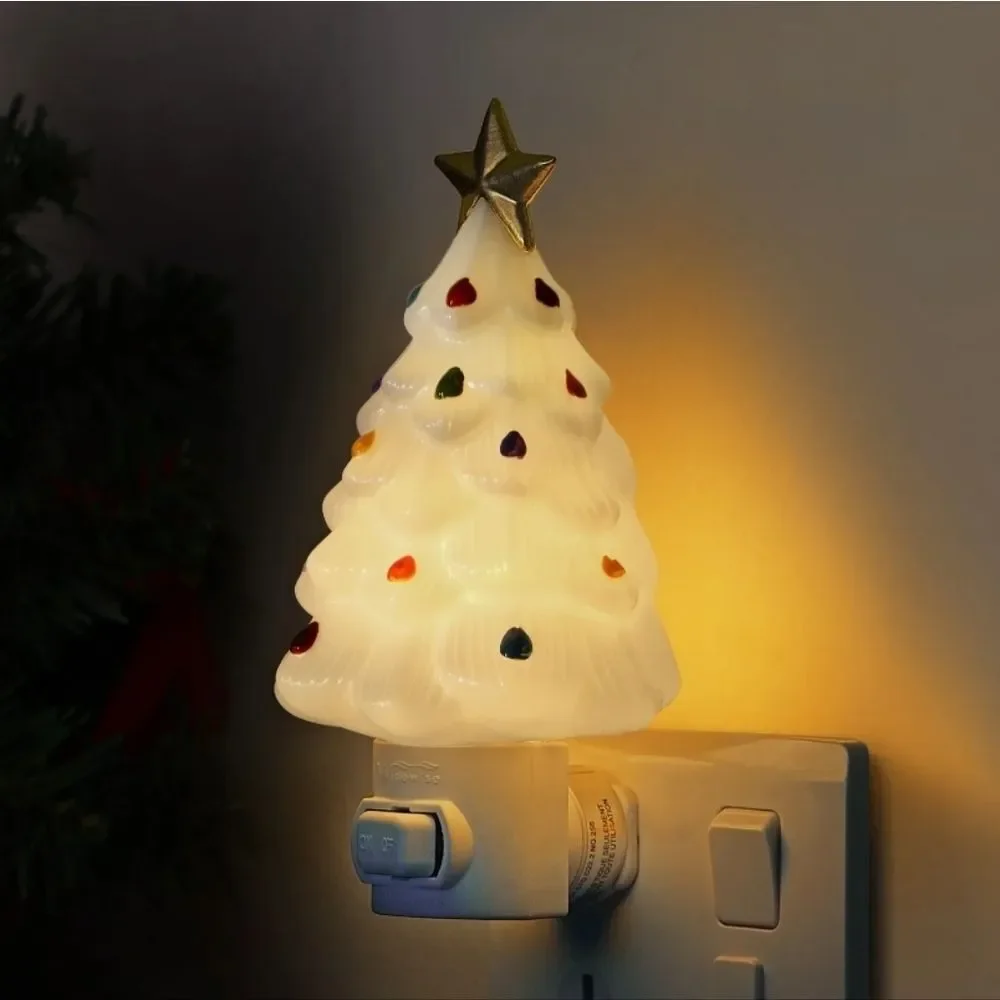 Mr. Christmas Decorative Christmas White Tree Nightlight, New